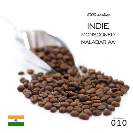 Indie Monsooned Malabar AA kawa ziarnista lub mielona 200g / 1kg